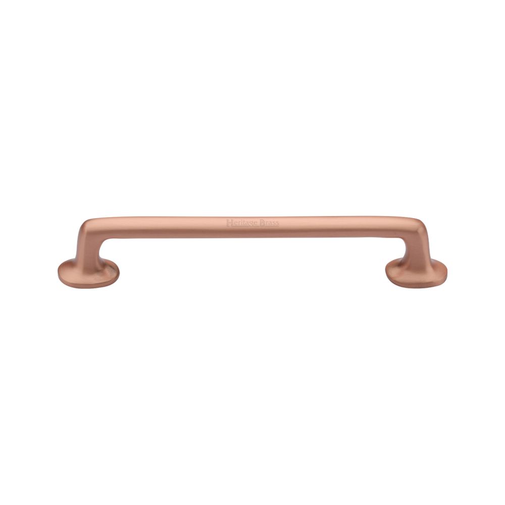 This is an image of a Heritage Brass - Heritage Cabinet Pull Traditional Design 152mm CTC Satin Rose Go, c0376-152-srg that is available to order from T.H Wiggans Ironmongery in Kendal.