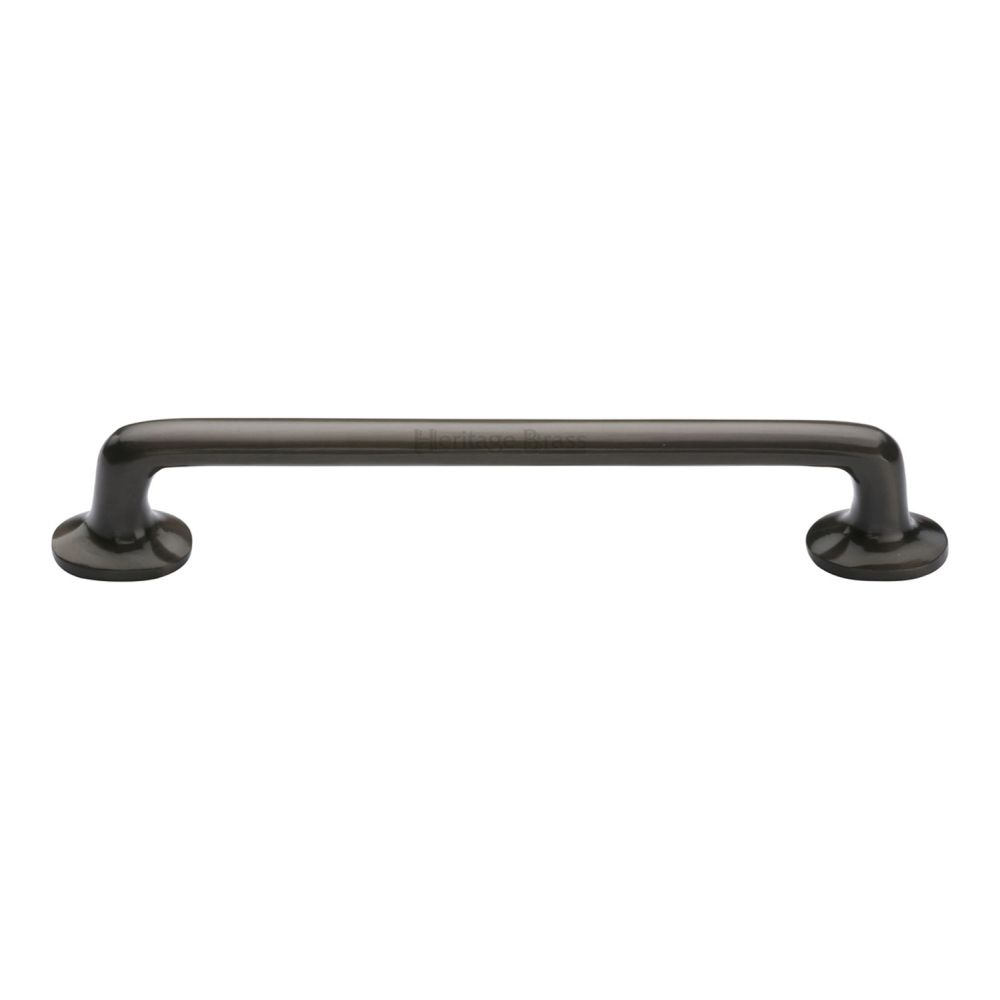 This is an image of a Heritage Brass - Cabinet Pull Traditional Design 203mm CTC Matt Bronze Finish, c0376-203-mb that is available to order from T.H Wiggans Ironmongery in Kendal.