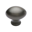 This is an image of a Heritage Brass - Cabinet Knob Victorian Oval Design 38mm Matt Bronze Finish, c114-38-mb that is available to order from T.H Wiggans Ironmongery in Kendal.
