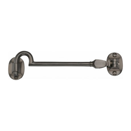 This is an image of a Heritage Brass - Cabin Hook 6" Matt Bronze Finish, c1530-6-mb that is available to order from T.H Wiggans Ironmongery in Kendal.