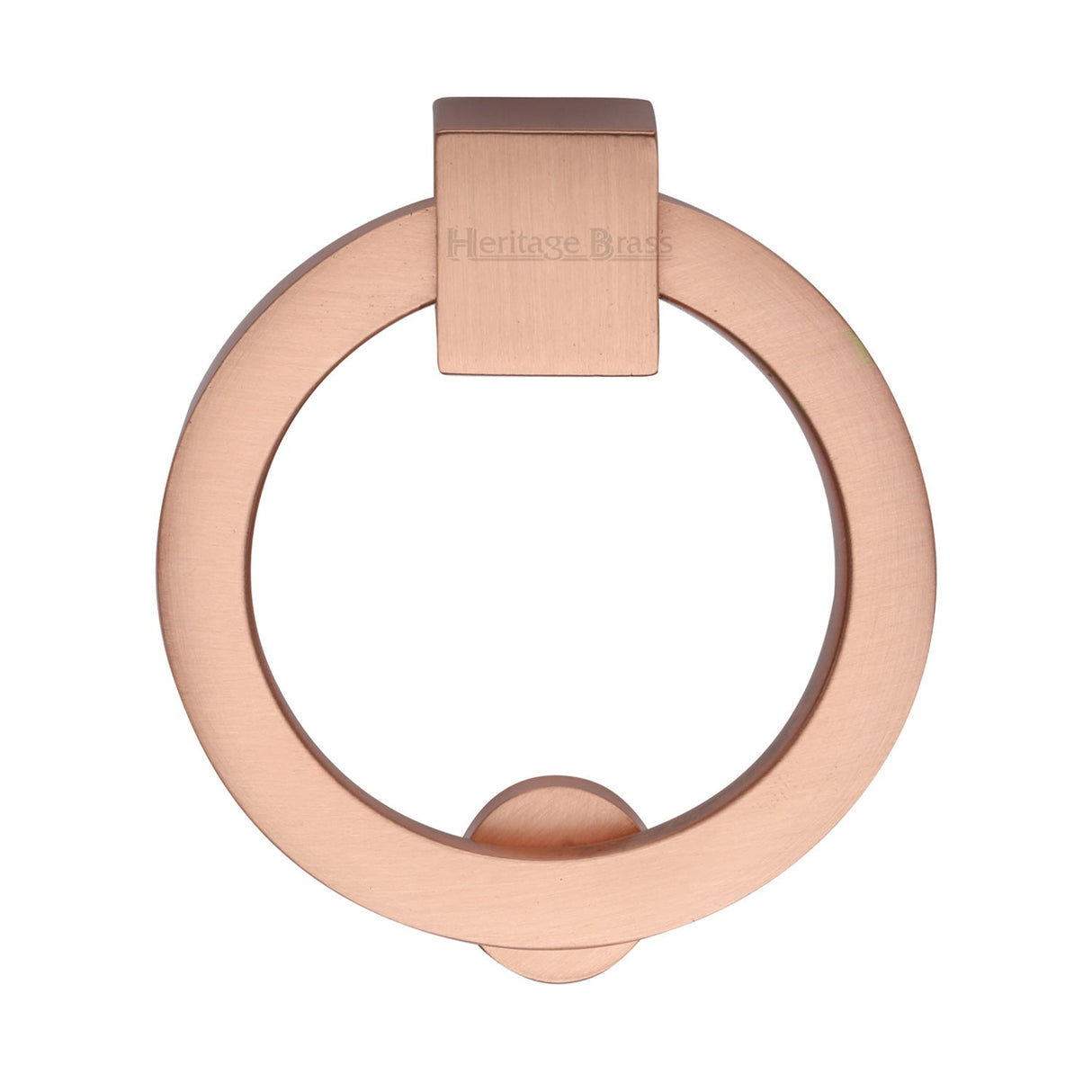 This is an image of a Heritage Brass - Round Drop Pull Satin Rose Gold finish, c6321-srg that is available to order from T.H Wiggans Ironmongery in Kendal.