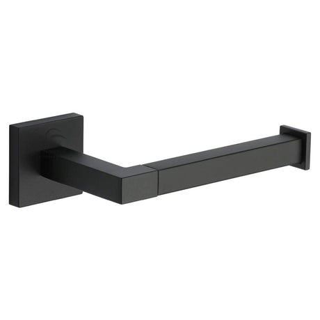 This is an image of a M.Marcus - Toilet Roll Holder Matt Black Finish, che-paper-blk that is available to order from T.H Wiggans Ironmongery in Kendal.