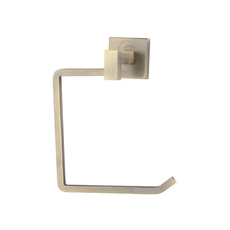 This is an image of a M.Marcus - Towel ring Matt Antique Finish, che-ring-ma that is available to order from T.H Wiggans Ironmongery in Kendal.