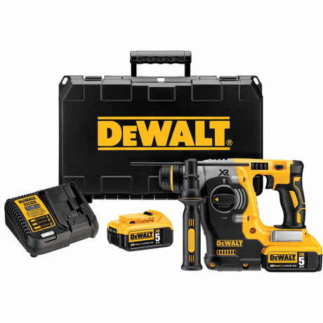 DEWALT DCH273P2 18v XR Brushless SDS+ Hammer Drill with 2 x 5ah batteries
