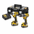 This is an image of  DEWALT DCK266P2 18v Brushless IA Combi & Impact Driver Kit with 2 x 5ah batteries  available to order from T.H. Wiggans Ironmongery in Kendal.