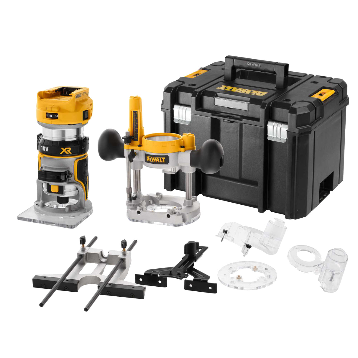 Dewalt DCW604NT 18v Brushless Router & Base BODY ONLY in T-Stak case