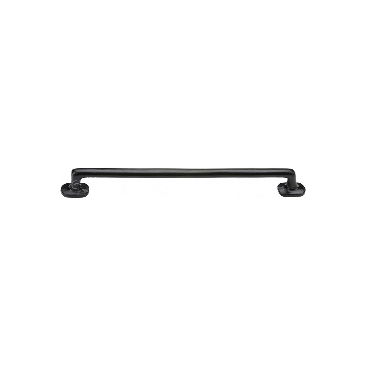 This is an image of a M.Marcus - The Cabinet Pull Traditional Design 254mm Black Iron, fb376-254 that is available to order from T.H Wiggans Ironmongery in Kendal.