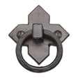 This is an image of a M.Marcus - Black Iron Rustic Drop Pull, fb6389 that is available to order from T.H Wiggans Ironmongery in Kendal.