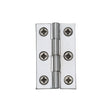 This is an image of a Heritage Brass - Cabinet Hinge Brass 1 1/2" Polished Chrome Finish, hg99-110-pc that is available to order from T.H Wiggans Ironmongery in Kendal.