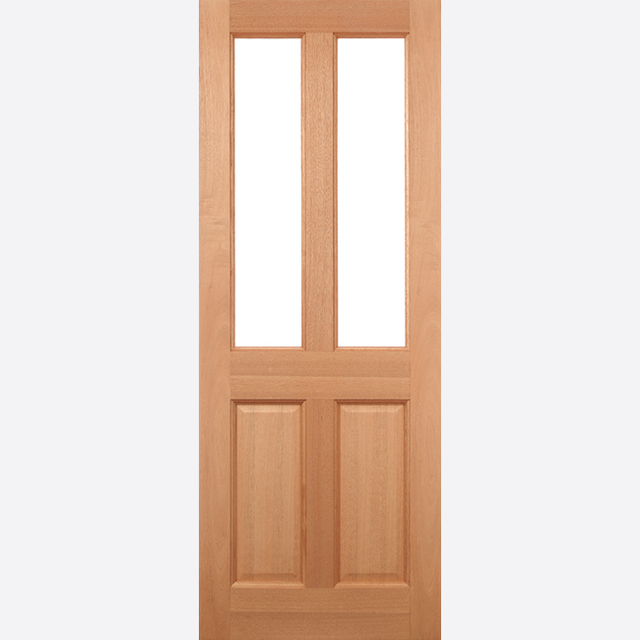 This is an image showing the LPD - Malton 2L Unglazed External Hardwood M&T Doors Available to order from T.H. Wiggans Ironmongery in Kendal