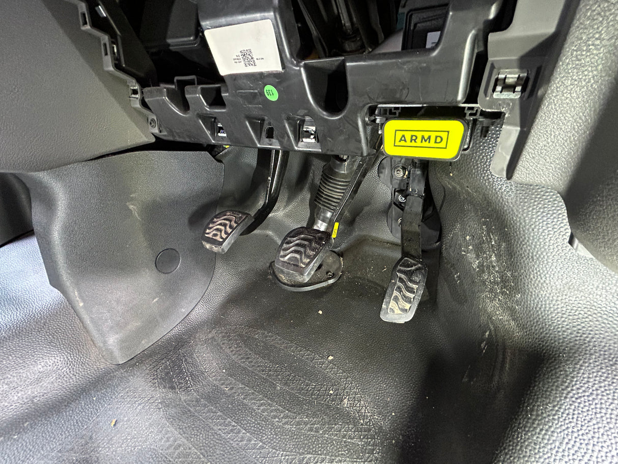 This is an image showing the ARMD Guard Smart Van Alarm & Tracker showing the Tracker in the OBD port