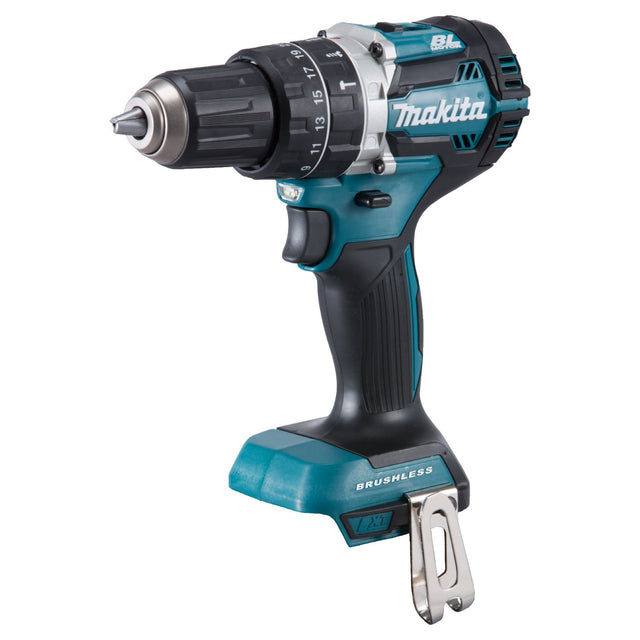 This is an image of  MAKITA DHP484Z 18v Brushless Combi Drill BODY ONLY  available to order from T.H. Wiggans Ironmongery in Kendal.