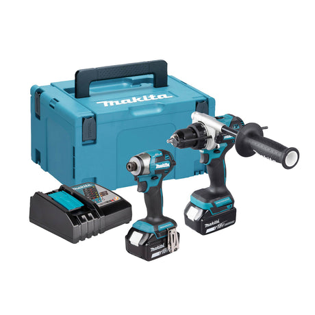 Makita DLX2516TJ 18v DHP486/DTD173 Twin Pack with 2 x 5ah batteries