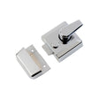 This is an image of a York - 40mm Std. Nightlatch Polished Chrome Finish, nl3040-pc that is available to order from T.H Wiggans Ironmongery in Kendal.