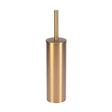 This is an image of a M.Marcus - Standing toilet brush holder Satin Brass Finish, br-brush-sb that is available to order from T.H Wiggans Ironmongery in Kendal.