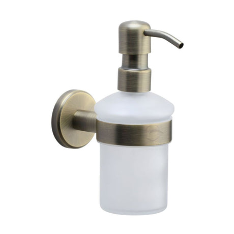 This is an image of a M.Marcus - Soap dispenser with high quality STS pump Matt Antique Finish, oxf-soap-ma that is available to order from T.H Wiggans Ironmongery in Kendal.