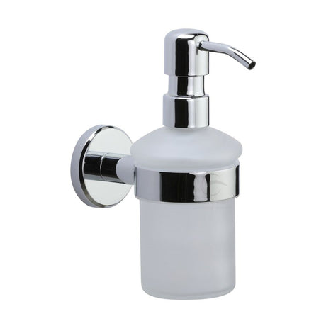 This is an image of a M.Marcus - Soap dispenser with high quality STS pump Polished Chrome Finish, oxf-soap-pc that is available to order from T.H Wiggans Ironmongery in Kendal.