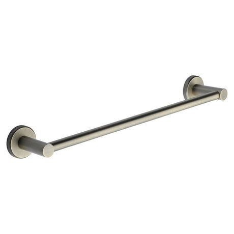This is an image of a M.Marcus - Single towel rail 45cm Matt Antique Finish, oxf-towel-45-ma that is available to order from T.H Wiggans Ironmongery in Kendal.