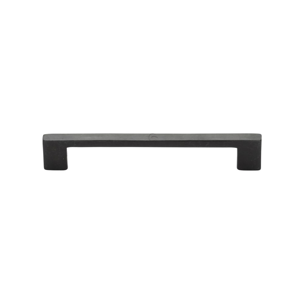 This is an image of a M.Marcus - Rustic Dark Bronze Cabinet Pull Metro Design 96mm CTC, rdb337-96 that is available to order from T.H Wiggans Ironmongery in Kendal.