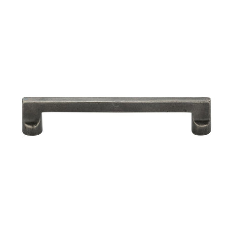 This is an image of a M.Marcus - Rustic Pewter Cabinet Pull Apollo Design 160mm CTC, rpw345-160 that is available to order from T.H Wiggans Ironmongery in Kendal.