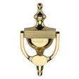 This is an image of a Heritage Brass - Urn Knocker 7 1/4" Polished Brass finish, rr912-195-pb that is available to order from T.H Wiggans Ironmongery in Kendal.