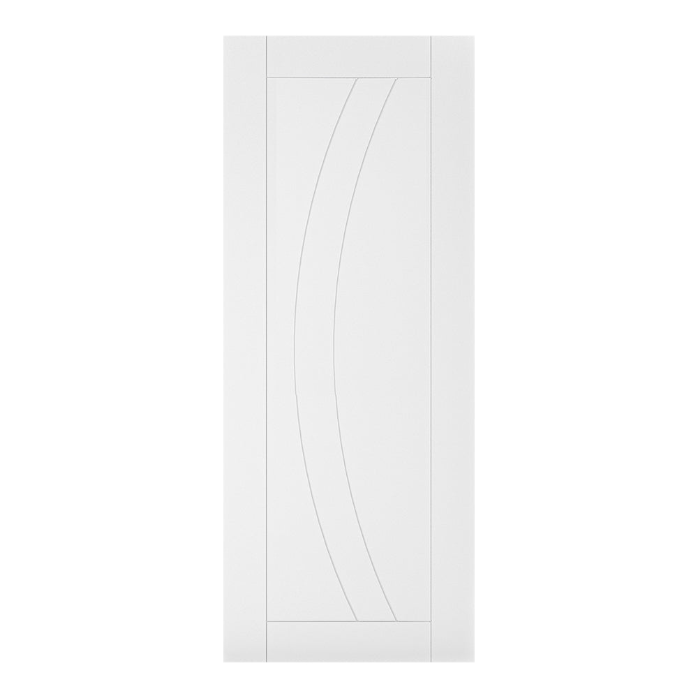 This is an image of Deanta Ravello White Primed Doors available to order from T.H. Wiggans Ironmongery in Kendal