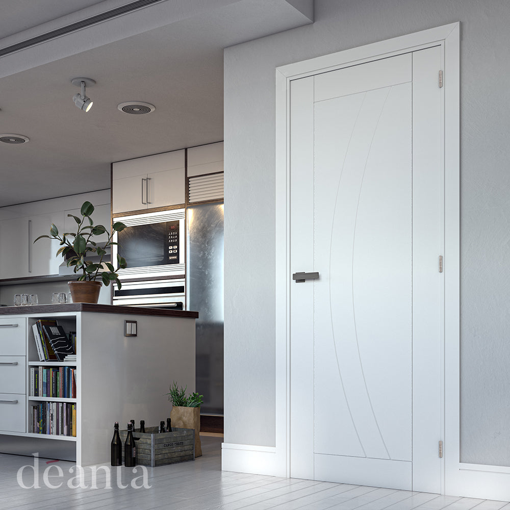 Deanta Ravello White Primed Doors