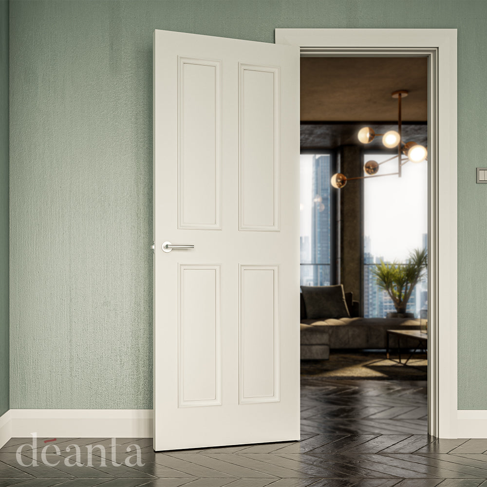 Deanta Rochester White Primed Doors