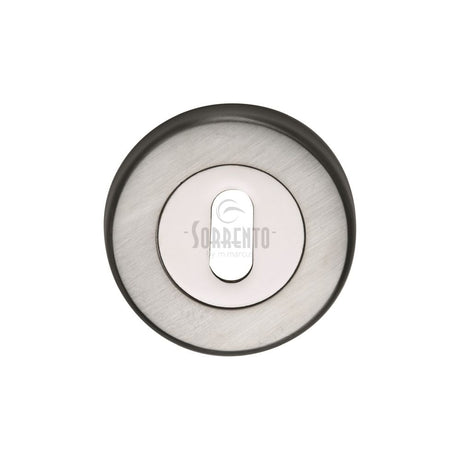 This is an image of a Sorrento - Keyhole Escutcheon Apollo Finish, sc-0191-ap that is available to order from T.H Wiggans Ironmongery in Kendal.