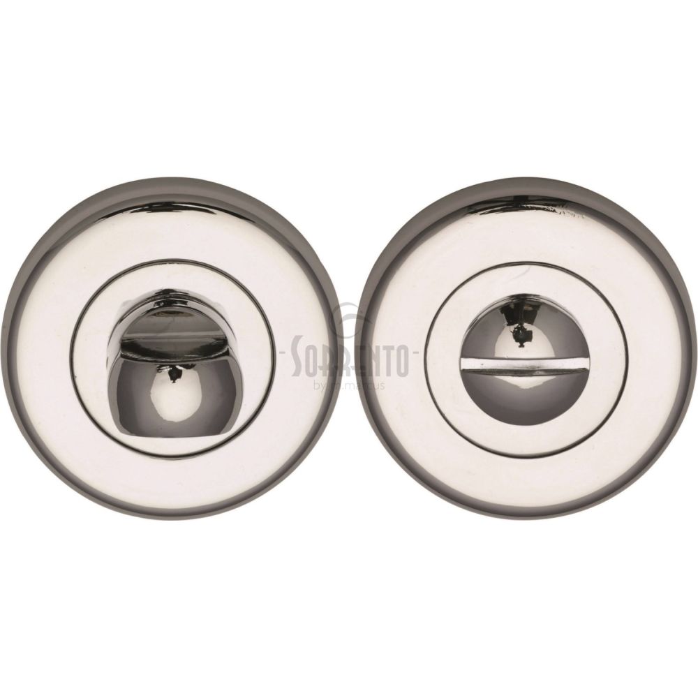 This is an image of a Sorrento - Thumbturn & Emergency Release Polished Chrome Finish, sc-0195-pc that is available to order from T.H Wiggans Ironmongery in Kendal.