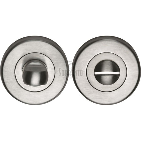 This is an image of a Sorrento - Thumbturn & Emergency Release Satin Chrome Finish, sc-0195-sc that is available to order from T.H Wiggans Ironmongery in Kendal.