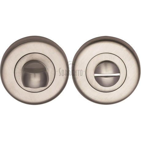 This is an image of a Sorrento - Thumbturn & Emergency Release Satin Nickel Finish, sc-0195-sn that is available to order from T.H Wiggans Ironmongery in Kendal.