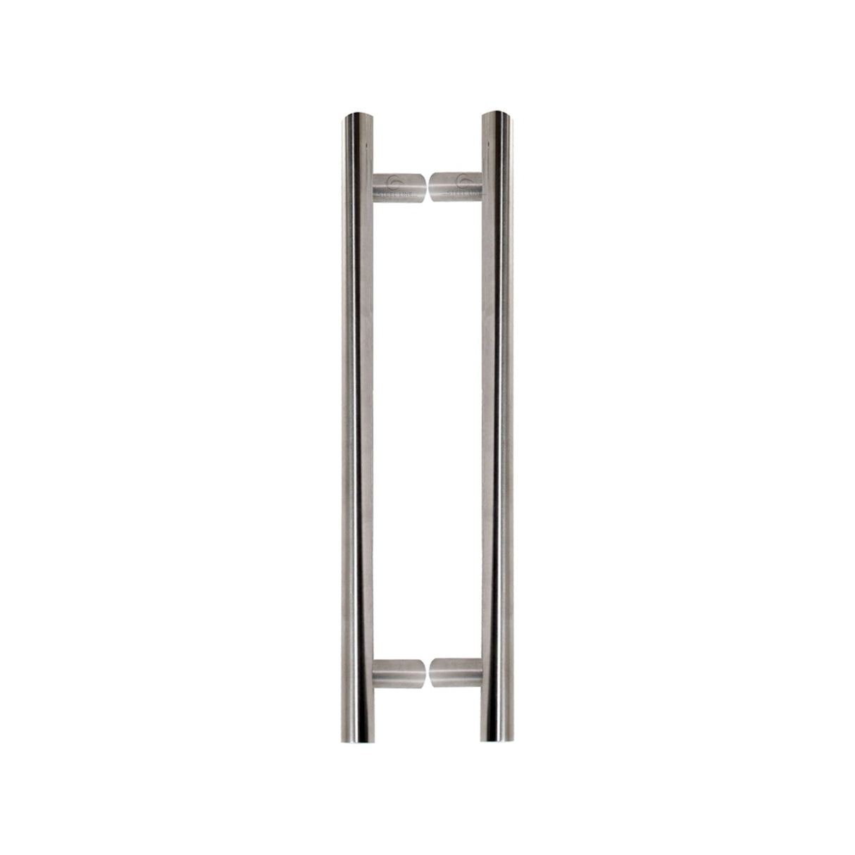 This is an image of a Steel Line Door Pull Handle Back to Back 720mm Satin Stainless Steel finish, ss-t250001r-s that is available to order from T.H Wiggans Ironmongery in Kendal.
