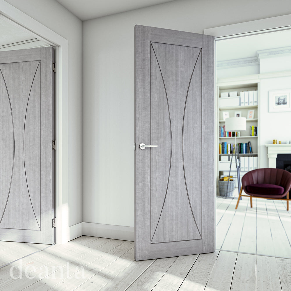 Deanta Sorrento Light Grey Ash Doors