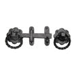This is an image of a The Tudor Collection - Gate Latch Black Iron, tc543 that is available to order from T.H Wiggans Ironmongery in Kendal.