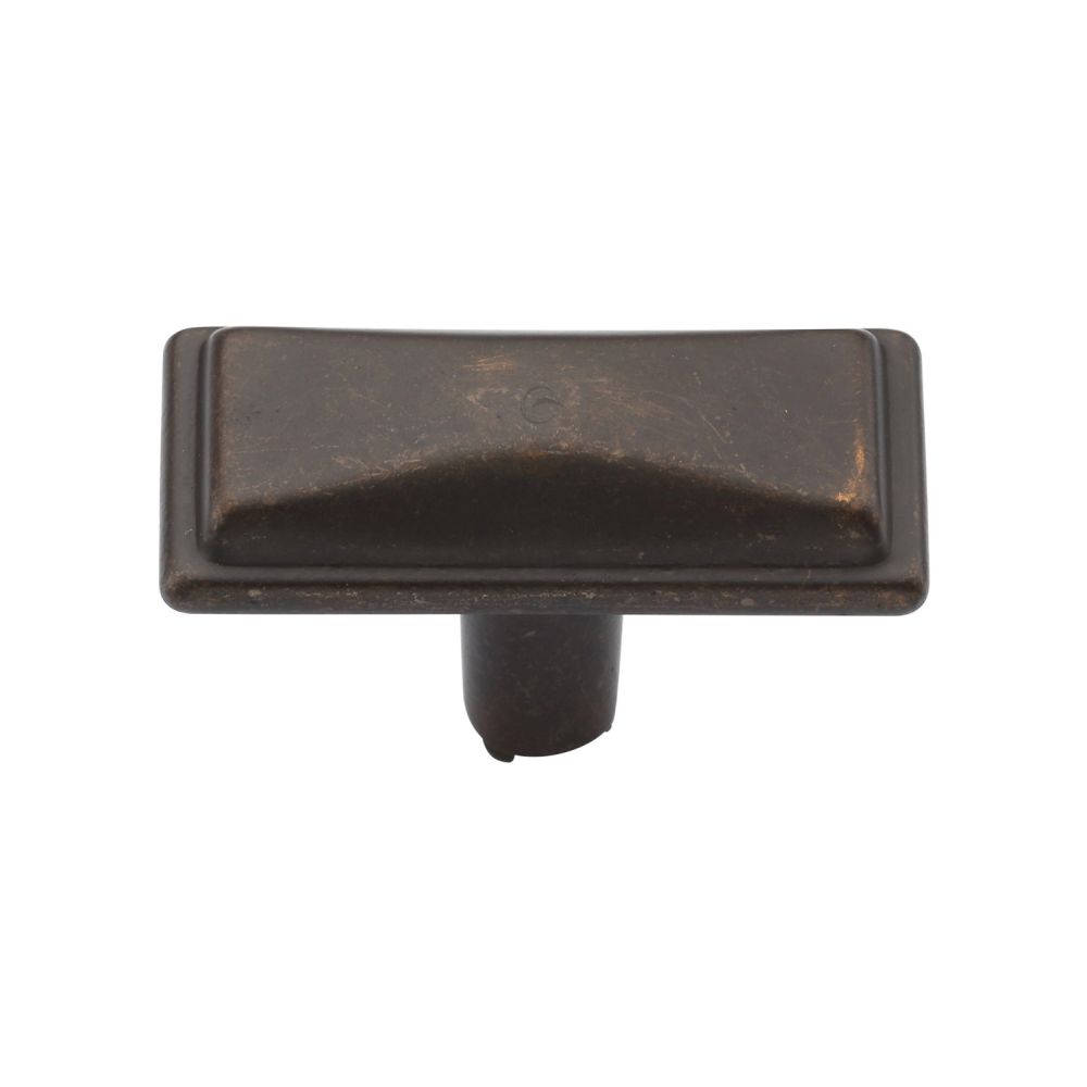 This is an image of a M.Marcus - Luca Cabinet Knob 45mm Matt Bronze Finish, tk4090-045-lbn that is available to order from T.H Wiggans Ironmongery in Kendal.
