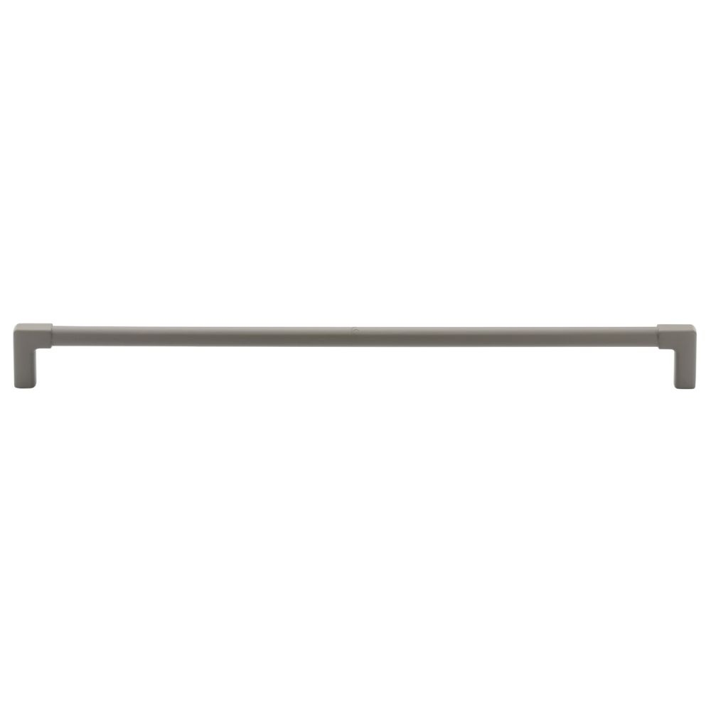 This is an image of a M.Marcus - Mission Cabinet Pull 320mm Grey Silk Touch Finish, tk5190-320-stg that is available to order from T.H Wiggans Ironmongery in Kendal.