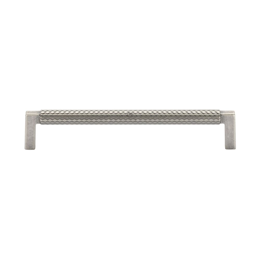This is an image of a M.Marcus - Paxton Cabinet Pull 160mm Distressed Pewter Finish, tk5191-160-dpw that is available to order from T.H Wiggans Ironmongery in Kendal.