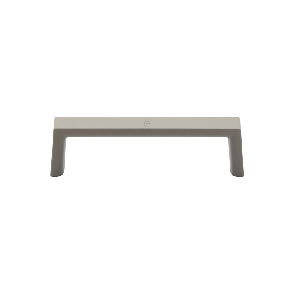 This is an image of a M.Marcus - Jena Cabinet Pull 96mm Grey Silk Touch Finish, tk5210-096-stg that is available to order from T.H Wiggans Ironmongery in Kendal.