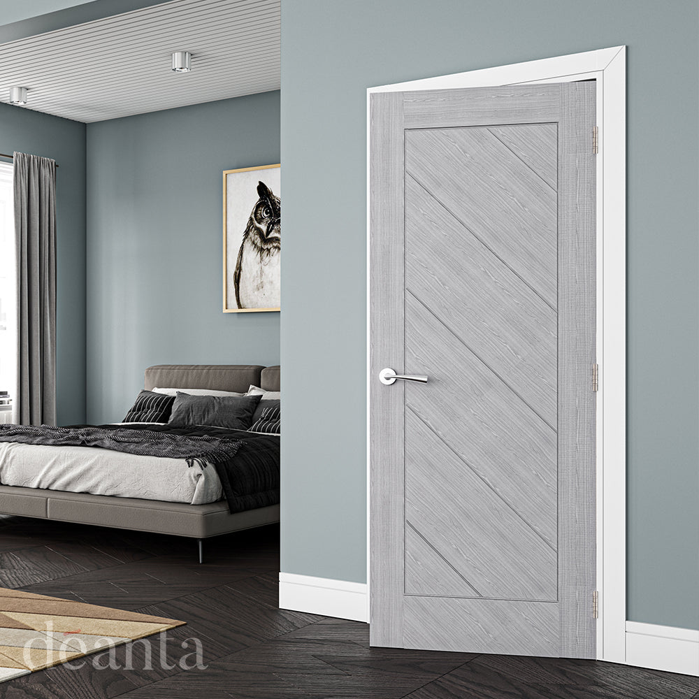 Deanta Torino Light Grey Ash Doors