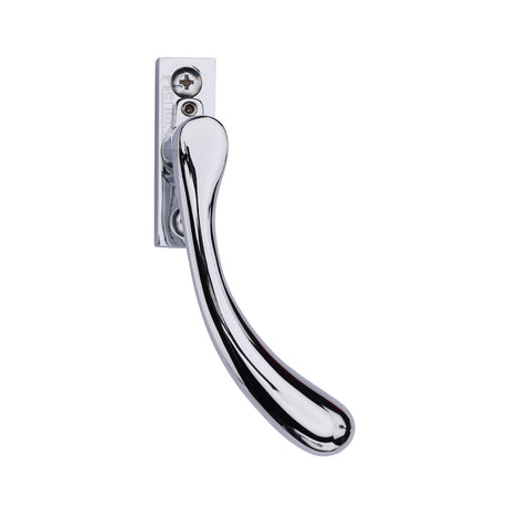 This is an image of a Heritage Brass - Right-Handed Espagnolette Handle Ball Design Polished Chrome finish, v1009l-rh-pc that is available to order from T.H Wiggans Ironmongery in Kendal.