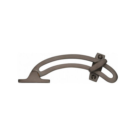 This is an image of a Heritage Brass - Quadrant Stay Matt Bronze Finish, v1118-mb that is available to order from T.H Wiggans Ironmongery in Kendal.