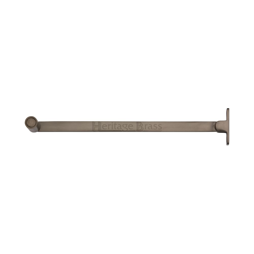 This is an image of a Heritage Brass - Roller Arm Stay 150mm Matt Bronze Finish, v1119-6-mb that is available to order from T.H Wiggans Ironmongery in Kendal.