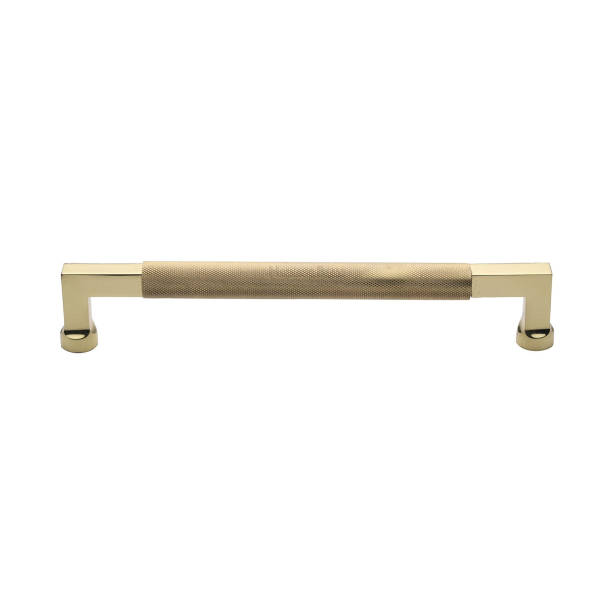 This is an image of a Heritage Brass - Door Pull Handle Bar Design 330mm Polished Brass Finish, v1315-330-pb that is available to order from T.H Wiggans Ironmongery in Kendal.