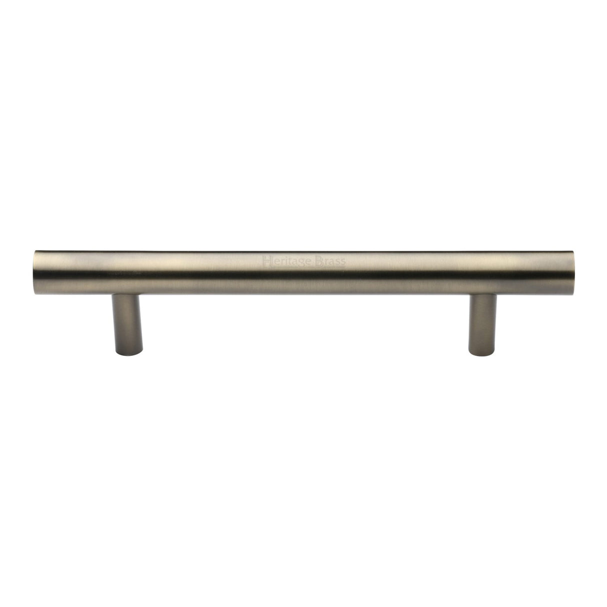This is an image of a Heritage Brass - Door Pull Handle Bar Design 305mm Antique Brass Finish, v1361-305-at that is available to order from T.H Wiggans Ironmongery in Kendal.