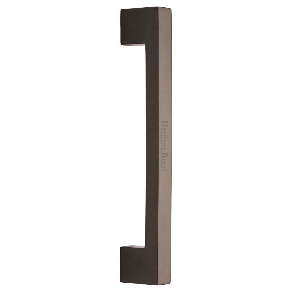 This is an image of a Heritage Brass - Door Pull Handle Urban Design 305mm Matt Bronze Finish, v1390-305-mb that is available to order from T.H Wiggans Ironmongery in Kendal.