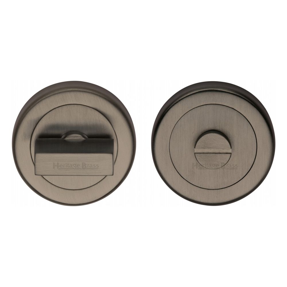 This is an image of a Heritage Brass - Thumbturn & Emergency Release Matt Bronze Finish, v4035-mb that is available to order from T.H Wiggans Ironmongery in Kendal.