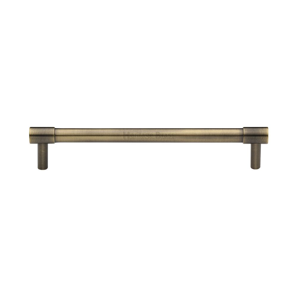 This is an image of a Heritage Brass - Cabinet Pull Phoenix Design 160mm CTC Antique Brass Finish, v4434-160-at that is available to order from T.H Wiggans Ironmongery in Kendal.