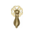 This is an image of a Heritage Brass - Cabinet Drop Pull Satin Brass Finish, v5025-sb that is available to order from T.H Wiggans Ironmongery in Kendal.