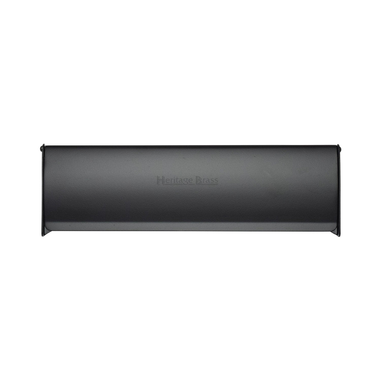 This is an image of a Heritage Brass - Interior Letterflap 11" x 3 3/4"Matt Black finish, v860-280-bkmt that is available to order from T.H Wiggans Ironmongery in Kendal.